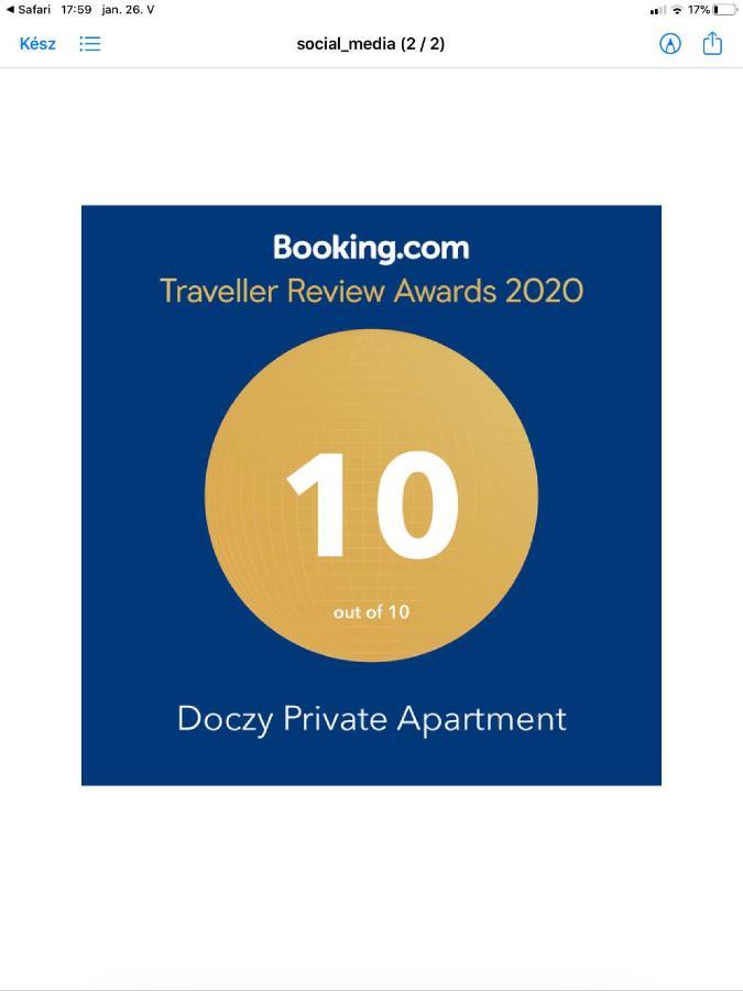 Doczy Private Apartment Debrecen Esterno foto